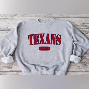 Texans Offset Crewneck